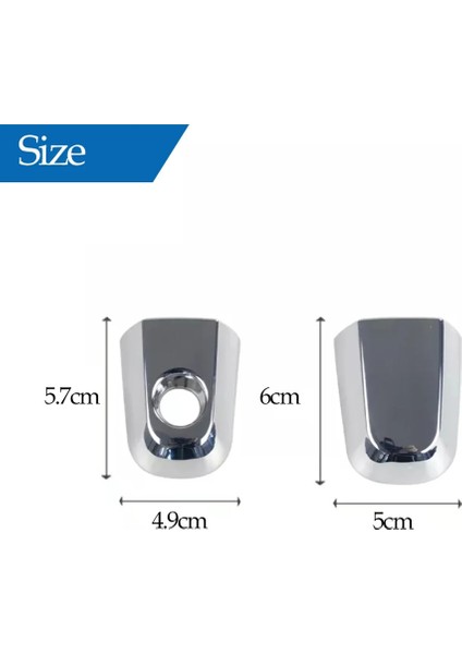 Mitsubishi Pajero Sport Montero 2008-2015 L200 Triton 2005-2015 Için Sol Sağ Kapı Dış Kolu Krom Kapak Kapağı (Yurt Dışından) indirimleri