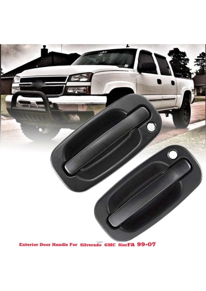 2 Adet Araba Sol Sağ Dış Kapı Açık Kolu Dış Kapı Topuzu Dış Kapı Kolu Chevrolet Silverado Için (Yurt Dışından) modelleri