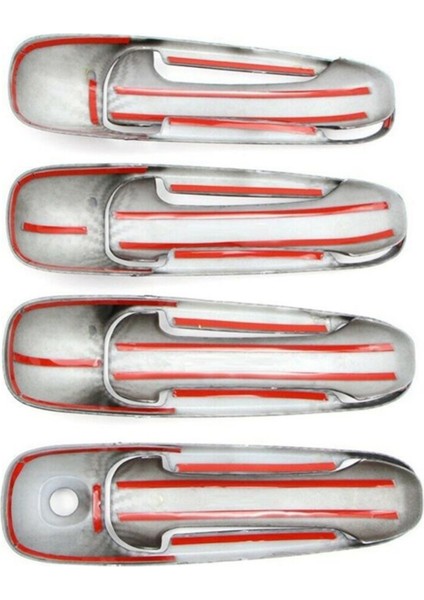 8 Adet Araba Dış Kapı Kolları 4 Kapı Kolu Kapakları Dodge Ram 1500 2500 3500 4500 5500 2002-2008 Krom (Yurt Dışından) fırsatları