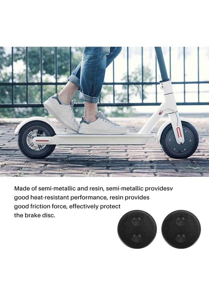2 Adet Mtb Fren Balataları Kiti Xiaomi Mijia M365 Scooter Kaykay Kaliper M365 Dağ Bisikleti Bisiklet (Yurt Dışından)