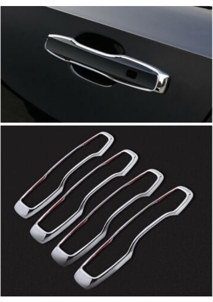 4 Adet Araba Kapı Kolu Trim Dekorasyon Volvo Için Uygundur XC60 XC90 S90 V90 2018 2019 2020 Krom Aksesuarları (Yurt Dışından) indirimleri