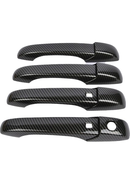 Jeep Grand Cherokee Patriot/dodge Için Karbon Desenli Araba Kapı Kolu Trim Kapı Kolu (Yurt Dışından)