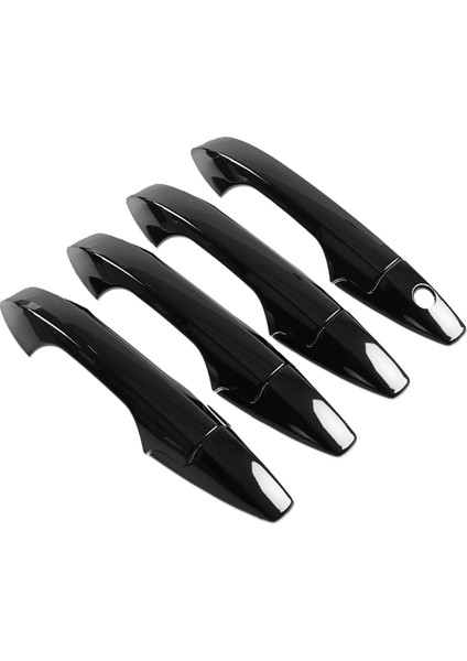 8 Adet Siyah Araba Kapı Kolu Kapağı Trim Tutma Kapağı Çıkartmaları Honda Cr-V 2007-2011 Için Dış Kapı Kolu Kapağı (Yurt Dışından)