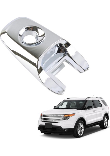 BA1Z78218A14A Araba Ön Sol Krom Dış Kapı Kolu Kilit Silindir Kapatma Başlığı Ford Explorer Edge Için Fit 2011-2019 (Yurt Dışından)