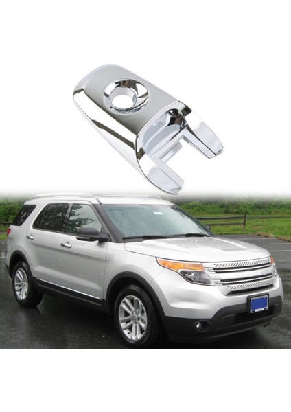 BA1Z78218A14A Araba Ön Sol Krom Dış Kapı Kolu Kilit Silindir Kapatma Başlığı Ford Explorer Edge Için Fit 2011-2019 (Yurt Dışından)