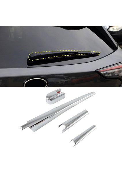 Subaru Outback Legacy 2020 2021 Için Araba Arka Cam Yağmur Sileceği Kapak Trim Dekor Kalıplama Aksesuarları Gümüş Etiket (Yurt Dışından) fiyatları