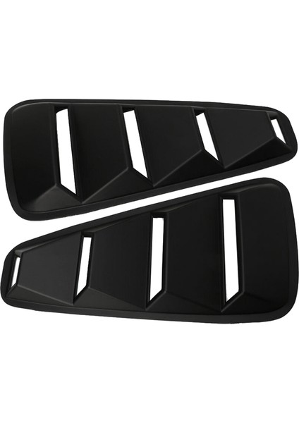 2005-2014 Ford Mustang Için Siyah 1/4 Arka Taraf Havalandırma Çeyrek Pencere Panjur Kepenk Kapağı Döşemesi (Yurt Dışından)