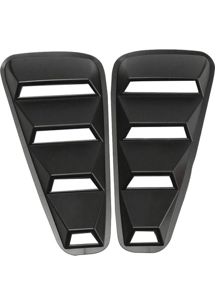 2005-2014 Ford Mustang Için Siyah 1/4 Arka Taraf Havalandırma Çeyrek Pencere Panjur Kepenk Kapağı Döşemesi (Yurt Dışından)