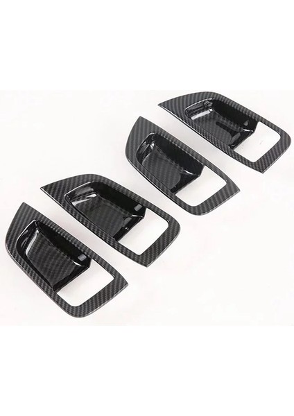 Mitsubishi Pajero Sport 2020 Için 4 Adet Karbon Fiber Abs Araba Kapı Kolu Kase Koruyucu Kapak Trim Profiller Araba Styling (Yurt Dışından) modelleri