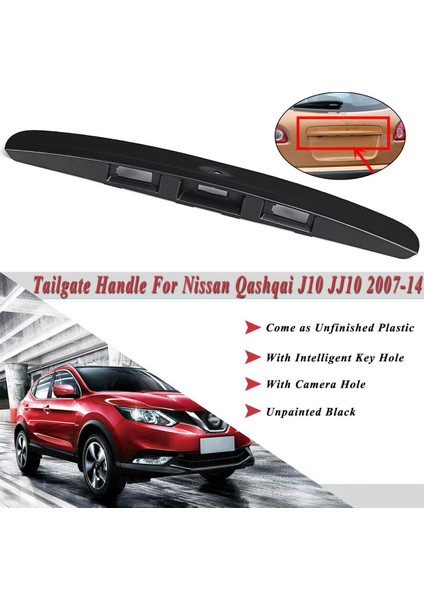 Nissan Qashqai Için Arka Bagaj Kapağı Önyükleme Kolu Kamera Gövde Kapı Kapağı J10 JJ10 2007-2014 90812JD20H (Yurt Dışından) modelleri
