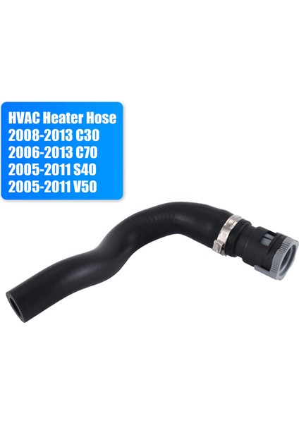 Yeni Kauçuk Radyatör Hvac Isıtıcı Hortum Çıkış Hortumu Volvo 2005-2013 Için S40 C30 V50 C70 31439965 (Yurt Dışından)