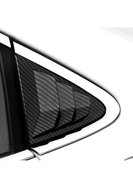 Karbon Fiber Renk Arka Yan Havalandırma Çeyrek Pencere Panjur Panjur Kapağı Toyota Corolla 2020-2023 Için (Yurt Dışından) modelleri