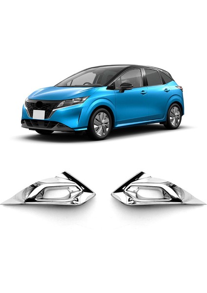 Nissan Note Için E13 2021 2022 Rhd Ön Sis Lambası Lambası Kapağı Trim Çerçeve Koruyucu Araba Aksesuarları 2 Adet (Yurt Dışından)