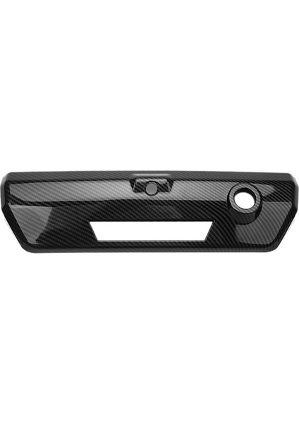 Bagaj Kapağı Kapı Kulp Kılıfı Trim Dekor Çerçeve Çerçeve Etiket Trim Ford F150 2021 Araba Aksesuarları Parlak Karbon (Yurt Dışından)