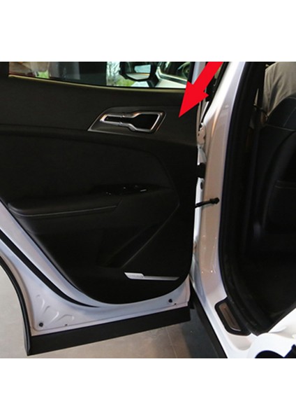Karbon Fiber Araba Iç Kapı Kolu Kapağı Tutma Kabı Sticker Trim Kia Sportage Nq5 2022 (Yurt Dışından) modelleri