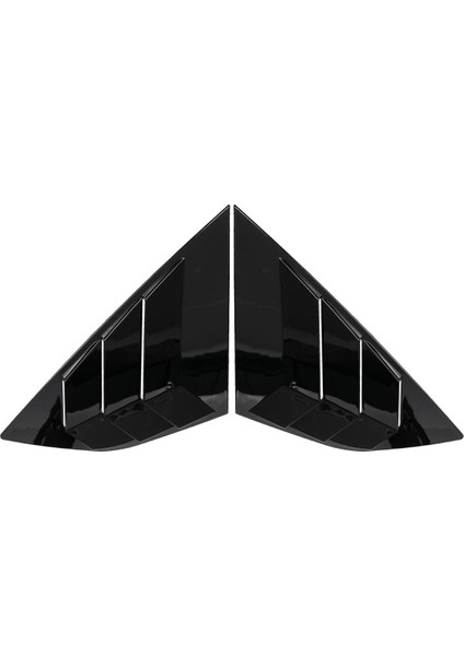 Parlak Siyah Arka Yan Havalandırma Çeyrek Pencere Panjur Panjur Kapağı Ford Focus Mk3 St Rs Hatchback 2012-2018 (Yurt Dışından)