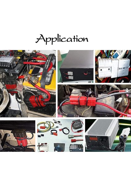 2 Adet 175A 1/0 Awg Akü Güç Bağlantı Kablosu Hızlı Bağlantı Kesme Kiti Anderson Konnektörü Atv Vinç Gri (Yurt Dışından) fiyatları
