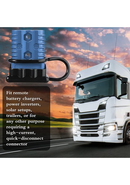 2 Adet 175A 1/0 Awg Akü Güç Bağlantı Kablosu Hızlı Bağlantı Kesme Kiti Anderson Konnektörü Atv Vinç Gri (Yurt Dışından) modelleri