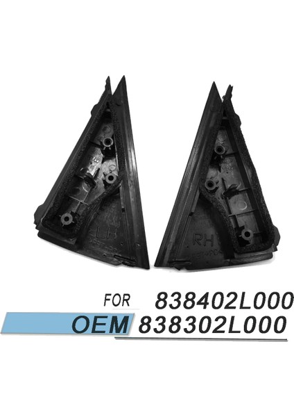 Hyundai I30 838302L000 83830-2L000 Için Arka Kapı Delta Sol Kalıp Takma (Yurt Dışından)