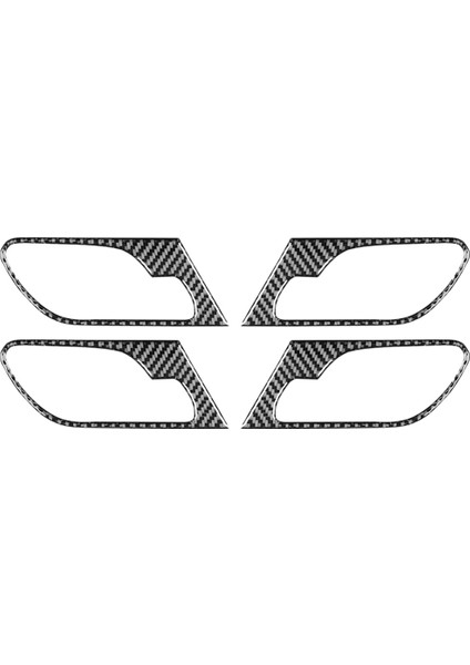 Bmw X5 E53 2000-2006 Araba Kapı Kolu Paneli Kapağı Döşeme Iç Aksesuarlar Için Karbon Fiber (Yurt Dışından)