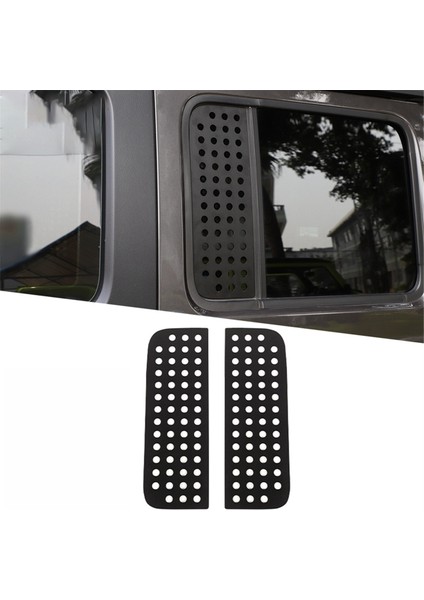 Jeep Wrangler Jl Gladiator Jt 2018-2022 Araba Arka Kapı Pencere Cam Paneli Dekoratif Kapak Adaptörü (Yurt Dışından)