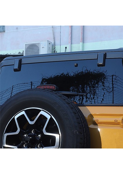 Bagaj Kapağı Cam Menteşe Kapağı Trim Koruyucu Dekorasyon Iç Aksesuarlar Ford Bronco 2021 2022, Abs Karbon Fiber (Yurt Dışından) fırsatları