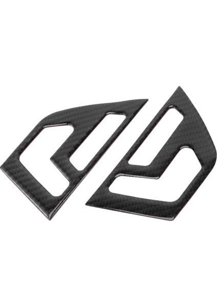 Karbon Fiber Araba Kapı Düğmeleri Koltuk Ayarı Paneli Kapak Trim 2 Adet Mercedes Benz Gla X156 Cla C117 Ab Sınıfı 2011-2018 (Yurt Dışından)