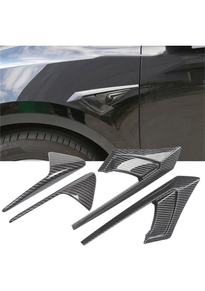 Tesla Model Y 2021-2023 Için Yan Kamera Kapağı, Yan Kamera Göstergesi Koruma Kapağı (Abs Parlak Karbon Fiber Desenli) (Yurt Dışından) fiyatları