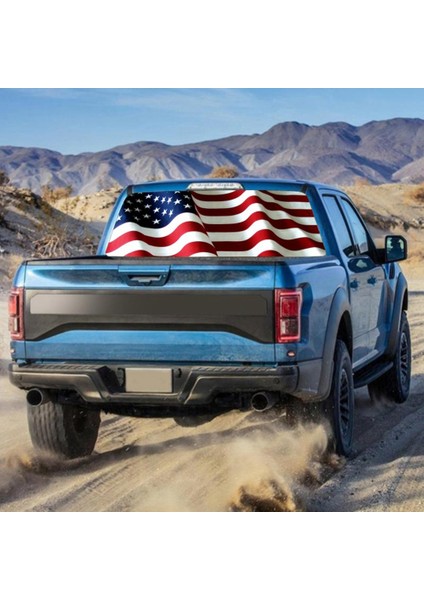 A155 Kamyon Suv Kamyonet 3D Arka Cam Sticker Güneşlik Dekoru Arka Cam Poster 165 x 56CM / 65 x 22 Inç (Yurt Dışından) indirimleri