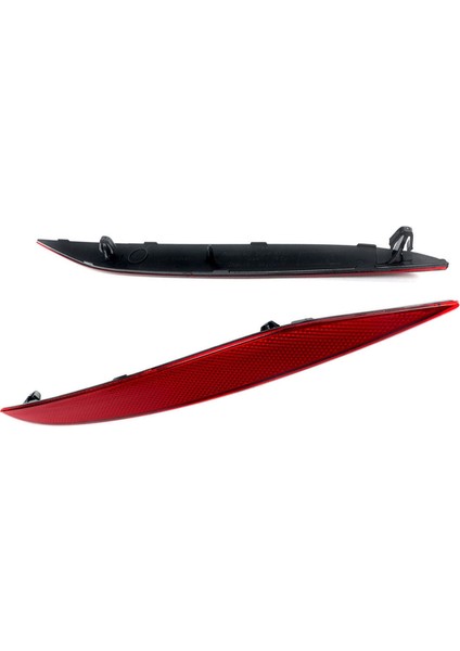 1 Çift Sol ve Sağ Kırmızı Tampon Refleks Reflektör Işık Lambası 1034342-00-C 1034343-00-C Tesla Model x 2016-2023 Için (Yurt Dışından)