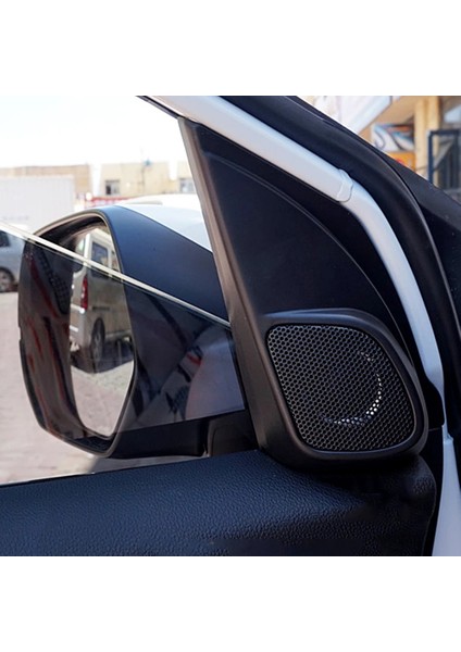 Araba Kapı Paneli Ses Korna Kapağı Tweeter Üç Köşeli Hoparlör Hoparlör Kapağı Döşeme Honda Cr-V 2012-2016 (Yurt Dışından)