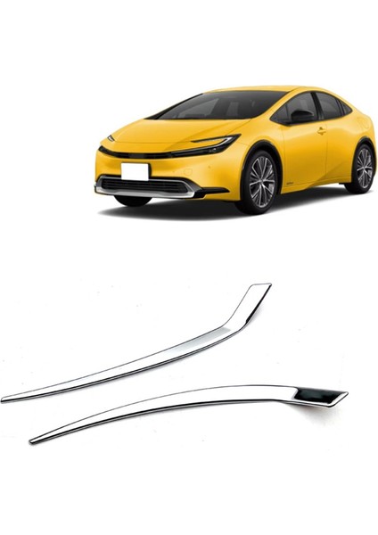 Toyota Prius 60 Serisi 2023 Aksesuarları Için Arka Tampon Sis Işık Kapağı Trim, Krom 2 Adet (Yurt Dışından) fiyatları
