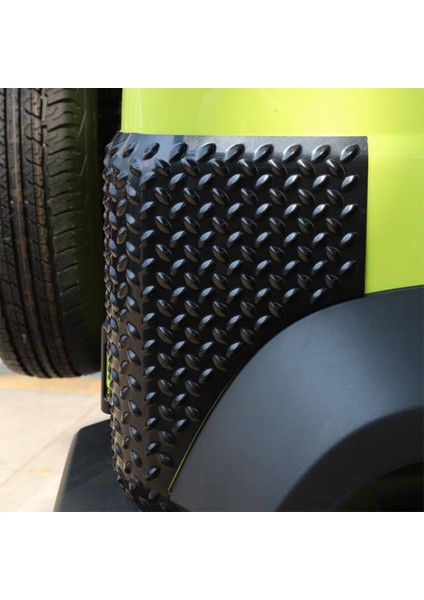 Araba Kaporta Gövde Zırhı Dış Kaporta Kapakları Köşe Koruyucuları Suzuki Jimny 2019-2022 Aksesuarları Siyah (Arka) (Yurt Dışından) fırsatları