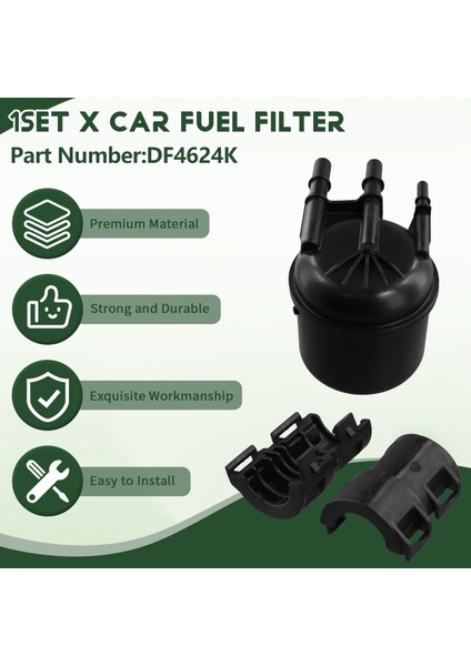 6.7 Powerstroke Dizel Yakıt Filtresi Ford F-250 F-350 F-450 F-550 V8 2017-2022 HC3Z9N184B DF4624K (Yurt Dışından)
