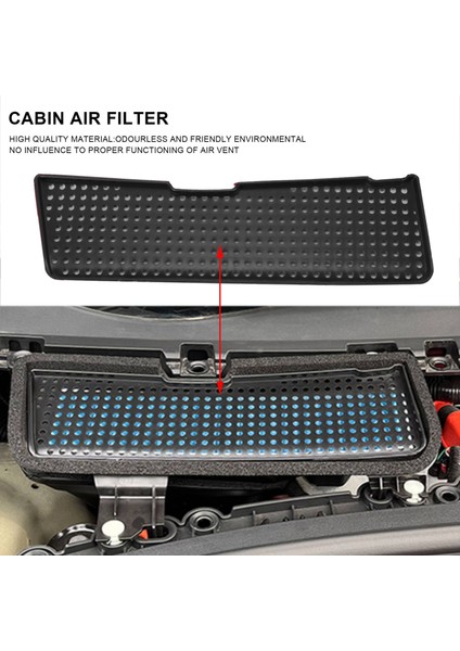 Hava Filtresi Aksesuarları Hava Akış Havalandırma Kapağı Hava Girişi Izgarası Anti-Blokaj Koruyucu Tesla Model 3 2021 Dahili (Yurt Dışından) fiyatları