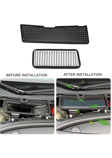 Hava Filtresi Aksesuarları Hava Akış Havalandırma Kapağı Hava Girişi Izgarası Anti-Blokaj Koruyucu Tesla Model 3 2021 Dahili (Yurt Dışından) fırsatları