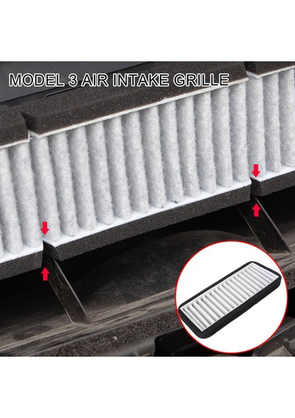 Hava Filtresi Aksesuarları Hava Akış Havalandırma Kapağı Hava Girişi Izgarası Anti-Blokaj Koruyucu Tesla Model 3 2021 Dahili (Yurt Dışından) indirimleri