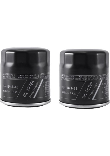 Yamaha 69J-13440-01-00 F150,F200,F225,F250 Dıştan Takma Yağ Filtresi 69J-13440-03-00 Için 2 Adet (Yurt Dışından)