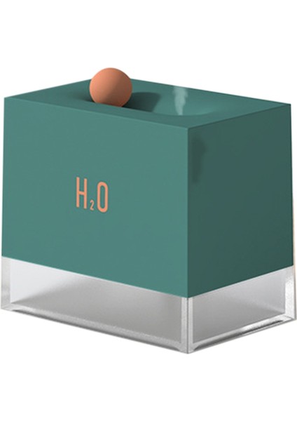 Büyük Kapasiteli Nemlendirici USB Büyük Sis Hacmi Nemlendirme Ev Sessiz Nemlendirme Gece Lambası Ofis Masaüstü Akıllı Yeşil (Yurt Dışından)