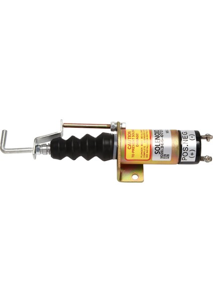 1502-12C7U2B2S1 SA-3405T 366-07197 2 Pıns 12V Durdurma Solenoid Valfı-Sinocmp Elektrik Solenoid Ekskavatör Için Solenoid Kesme, (Yurt Dışından)