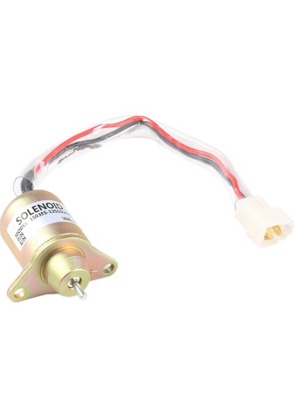 Yanmar 119653-77950 Için 12V Motor Yakıt Kapatma Solenoid Valfı Kapatma (Yurt Dışından)