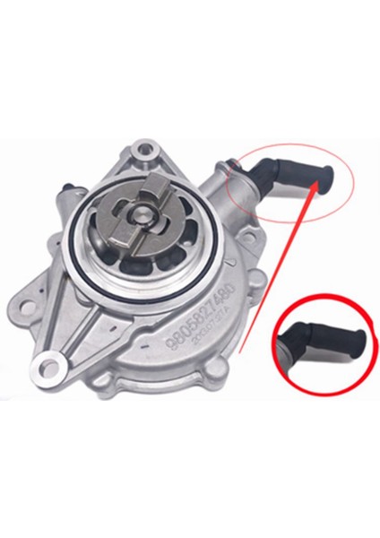 Peugeot 3008/5008/2008/308CC Citroen C4/C51.6T Motor Vakum Pompası Konnektörü Için Fren Vakum Pompası Kontrol Valfi Konnektörü (Yurt Dışından)