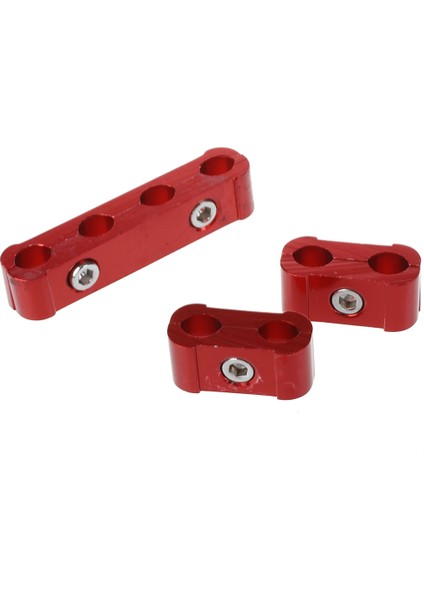 3 Adet Motor Buji Telleri Ayırıcı Bölücü Kelepçe Kiti Için 8mm 9mm 10MM Kırmızı (Yurt Dışından)