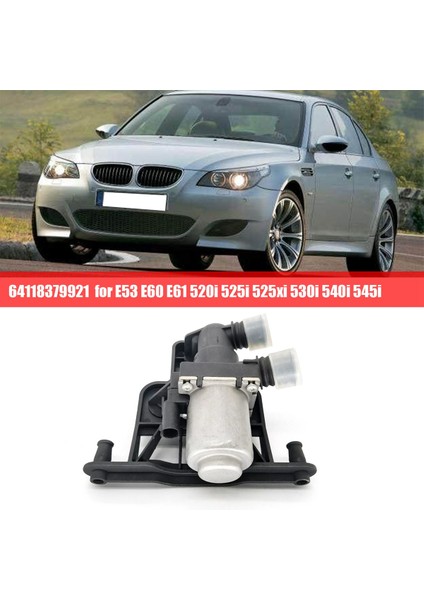 64118379921 Sıcak Hava Su Vanası Isıtıcı Kontrol Vanası Bmw E53 E60 E61 520I 525I 525XI 530I 540I 545I Için Otomobil (Yurt Dışından)
