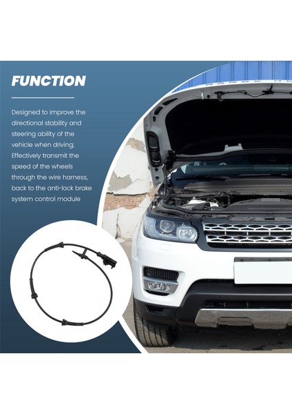 Arka Abs Tekerlek Hız Sensörü LR033457 CPLA-2C190-AB 0265008752 Range Rover 2013-2016 Range Rover Sport 2014-2016 (Yurt Dışından)