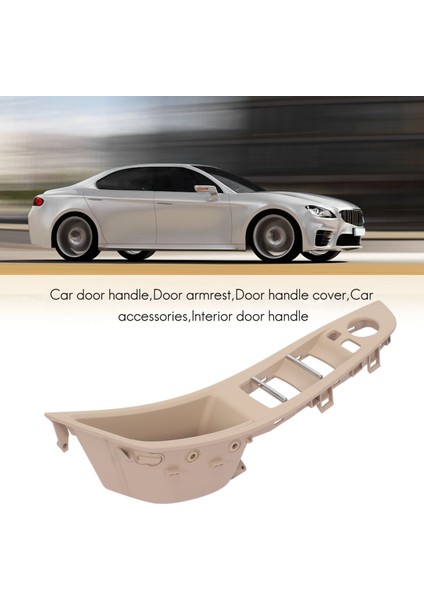 Soldan Direksiyonlu Bmw 5 Serisi F10 F11 520 525 Araba Iç Kapı Kolu Iç Kapı Paneli Çekme Ayar Kapağı (Krem-Beyaz) (Yurt Dışından) indirimleri