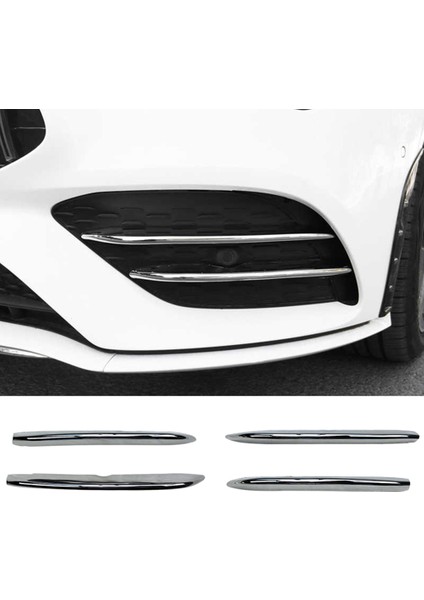 Ön Sis Lambası Kapağı Izgara Şeritleri Sticker Dekorasyonu Mercedes -Benz C Sınıfı Cla C118 CLA200 260 2020+ (Yurt Dışından) fiyatları