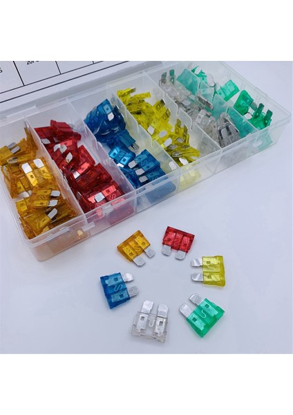 120 Adet Sigorta Araba Kiti Çeşitli Otomobil Kamyon Standart Bıçak Sigorta Çeşitliliği 5A 10A 15A 20A 25A 30A Otomotiv Sigortası (Yurt Dışından)