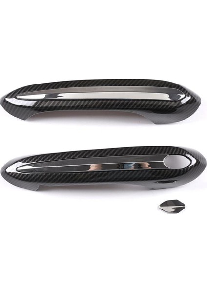 Toyota gr Supra Için A90 2018-2021 Araba Kapı Kulp Kılıfı Trim Koruyucu Kabuk Aksesuarları Anahtar Deliği, Karbon Fiber (Yurt Dışından)