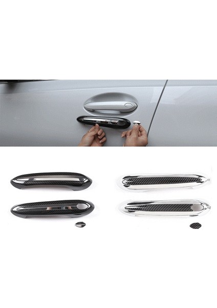 Toyota gr Supra Için A90 2018-2021 Araba Kapı Kulp Kılıfı Trim Koruyucu Kabuk Aksesuarları Anahtar Deliği, Karbon Fiber (Yurt Dışından) fiyatları